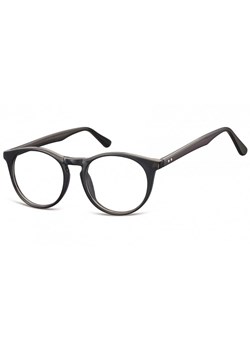 Okulary oprawki korekcyjne okrągłe Lenonki zerówki Sunoptic CP146A czarne ze sklepu Stylion w kategorii Okulary zerówki męskie - zdjęcie 107784485