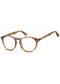 Okulary oprawki korekcyjne okrągłe Lenonki zerówki Sunoptic CP146B jasny szylkret ze sklepu Stylion w kategorii Okulary zerówki męskie - zdjęcie 107784487