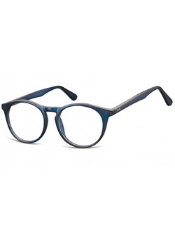 Okulary oprawki korekcyjne okrągłe Lenonki zerówki Sunoptic CP146G ciemnogranatowe ze sklepu Stylion w kategorii Okulary zerówki męskie - zdjęcie 107784497
