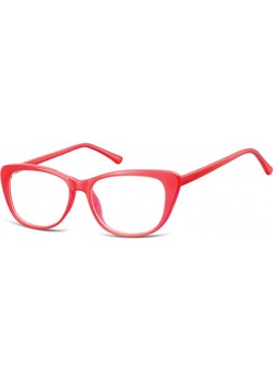 Okulary oprawki korekcyjne Kocie Oczy zerówki Sunoptic CP129A malinowe ze sklepu Stylion w kategorii Okulary zerówki męskie - zdjęcie 107784585