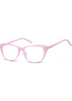 Okulary oprawki korekcyjne Kocie Oczy zerówki Sunoptic CP129C jasno fioletowe ze sklepu Stylion w kategorii Okulary zerówki męskie - zdjęcie 107784589