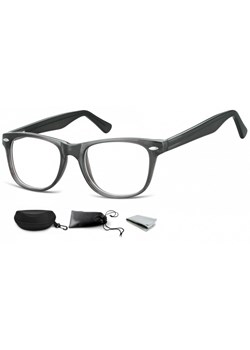 Okulary oprawki zerówki korekcyjne Nerdy Flex Sunoptic AC15B szare ze sklepu Stylion w kategorii Okulary zerówki męskie - zdjęcie 107784695