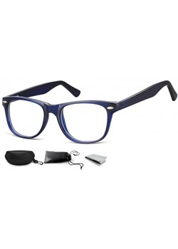 Okulary oprawki zerówki korekcyjne Nerdy Flex Sunoptic AC15D niebieskie ze sklepu Stylion w kategorii Okulary zerówki męskie - zdjęcie 107784699