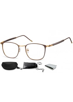 Okulary oprawki optyczne korekcyjne Montana 934F ciemnobrązowo-kawowe ze sklepu Stylion w kategorii Okulary korekcyjne męskie - zdjęcie 107784749