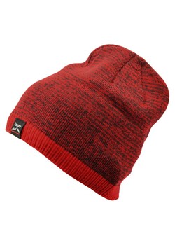 Męska Zimowa Czapka Czerwono-czarna z polarem - L/XL TOMORROW ST-511A ze sklepu Stylion w kategorii Czapki zimowe męskie - zdjęcie 107784927