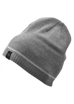 Męska Zimowa Czapka Szara z polarem - L/XL FBI ST-533 ze sklepu Stylion w kategorii Czapki zimowe męskie - zdjęcie 107784945
