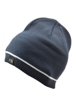 Męska Zimowa Czapka Granatowa z polarem - L/XL FBI ST-533A ze sklepu Stylion w kategorii Czapki zimowe męskie - zdjęcie 107784947