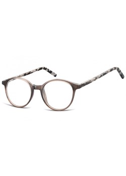 Okulary oprawki zerówki korekcyjne lenonki Unisex Sunoptic AC23H szary + szary szylkret ze sklepu Stylion w kategorii Okulary zerówki męskie - zdjęcie 107785077