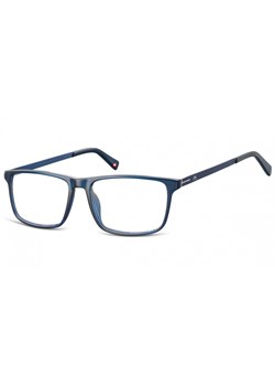 Okulary oprawki zerówki korekcyjne Nerdy Unisex Montana MA59B ciemne niebieskie + niebieski zausznik ze sklepu Stylion w kategorii Okulary zerówki męskie - zdjęcie 107785099
