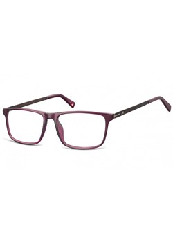 Okulary oprawki zerówki korekcyjne Nerdy Unisex Montana MA59E fioletowe + grafitowy zausznik ze sklepu Stylion w kategorii Okulary zerówki męskie - zdjęcie 107785105