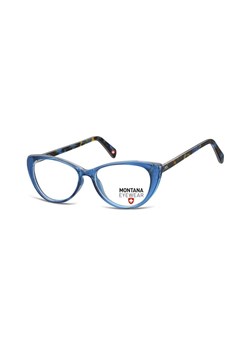 Okulary oprawki korekcyjne Kocie zerówki Montana MA57C niebieskie ze sklepu Stylion w kategorii Okulary zerówki męskie - zdjęcie 107785125