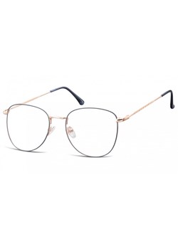 Oprawki okulary  Pilotki zerówki  korekcyjne 924C granatowo-złote ze sklepu Stylion w kategorii Okulary zerówki męskie - zdjęcie 107785175