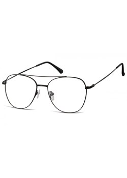 Oprawki okulary  Pilotki zerówki korekcyjne 922B czarne ze sklepu Stylion w kategorii Okulary zerówki męskie - zdjęcie 107785187