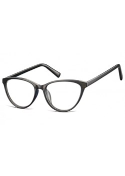 Oprawki korekcyjne okulary  Kocie Oczy zerówki Sunoptic CP127E czarne ze sklepu Stylion w kategorii Okulary zerówki męskie - zdjęcie 107785219
