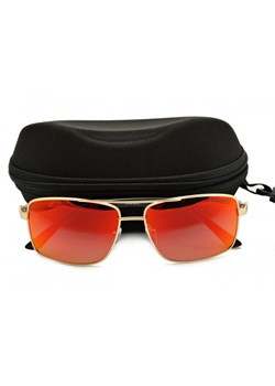 Męskie okulary Polaryzacyjne złoto pomarańczowe lustrzanki STD-22 ze sklepu Stylion w kategorii Okulary przeciwsłoneczne męskie - zdjęcie 107785305