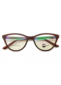 OPRAWKI OKULAROWE pod Korekcję KOCIE OKO Damskie ST2941 brązowe ze sklepu Stylion w kategorii Okulary korekcyjne damskie - zdjęcie 107785387