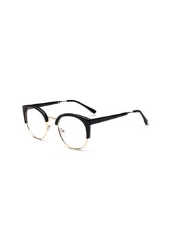Okulary Półramki Kocie Oczy Korekcyjne Zerówki STEC-04 ze sklepu Stylion w kategorii Okulary korekcyjne damskie - zdjęcie 107785757