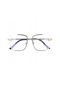 Okulary Kwadratowe z filtrem światła niebieskiego do komputera zerówki 2535-2 ze sklepu Stylion w kategorii Okulary korekcyjne męskie - zdjęcie 107786086