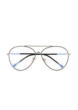 Okulary Pilotki z filtrem światła niebieskiego do komputera zerówki 2529-1 ze sklepu Stylion w kategorii Okulary korekcyjne damskie - zdjęcie 107786098