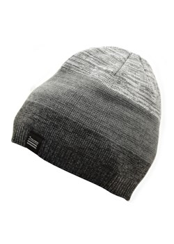 Męska Zimowa Czapka odcienie szarości z polarem - L/XL 2MORO ST-554 ze sklepu Stylion w kategorii Czapki zimowe męskie - zdjęcie 107786326