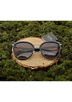Damskie okulary przeciwsłoneczne polaryzacyjne granatowe EST-01C ze sklepu Stylion w kategorii Okulary przeciwsłoneczne damskie - zdjęcie 107786539