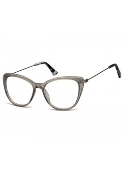 Okulary oprawki zerówki korekcyjne Kocie Oczy Sunoptic AC8A szare ze sklepu Stylion w kategorii Okulary zerówki męskie - zdjęcie 107786565