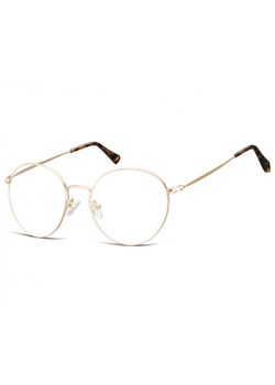 Lenonki okrągłe Okulary oprawki optyczne 915B złote ze sklepu Stylion w kategorii Oprawki do okularów męskich - zdjęcie 107786585