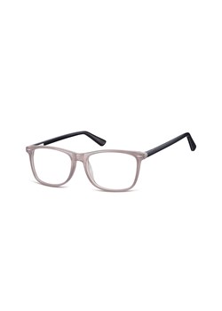 Zerówki klasyczne okulary oprawki Sunoptic CP153D szare, flex ze sklepu Stylion w kategorii Okulary zerówki męskie - zdjęcie 107786595