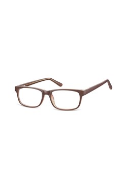 Zerówki klasyczne okulary oprawki Sunoptic CP154C brazowe, flex ze sklepu Stylion w kategorii Okulary zerówki męskie - zdjęcie 107786605