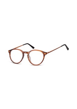 Okrągłe okulary oprawki zerowki korekcyjne Sunoptic AC50E ze sklepu Stylion w kategorii Okulary korekcyjne męskie - zdjęcie 107786776