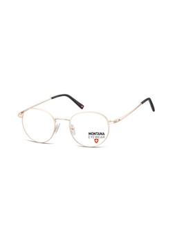 Zlote Lenonki okragle okulary oprawki optyczne, korekcyjne Montana MM609A ze sklepu Stylion w kategorii Okulary korekcyjne męskie - zdjęcie 107786829