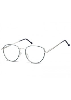 Owalne Okulary oprawki optyczne 918F granatowo-srebrne ze sklepu Stylion w kategorii Oprawki do okularów męskich - zdjęcie 107786988
