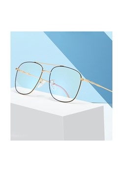 Okulary pilotki zerówki filtr Blue Light do komputera 2547-1 ze sklepu Stylion w kategorii Okulary korekcyjne męskie - zdjęcie 107786998