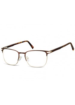Okulary oprawki optyczne korekcyjne Sunoptic 917F złoto-brązowe ze sklepu Stylion w kategorii Okulary korekcyjne męskie - zdjęcie 107787106