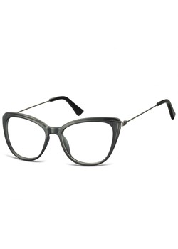 Oprawki korekcyjne okulary  Kocie Oczy zerówki damskie CP121 czarne ze sklepu Stylion w kategorii Okulary korekcyjne damskie - zdjęcie 107787139
