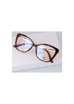 Okulary do komputera damskie z filtrem BLUE Light zerówki 2568-1 ze sklepu Stylion w kategorii Okulary zerówki damskie - zdjęcie 107787155