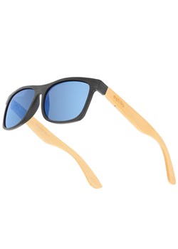 Drewniane okulary przeciwsłoneczne polaryzacyjne lustrzane EST-406 ze sklepu Stylion w kategorii Okulary przeciwsłoneczne męskie - zdjęcie 107787186
