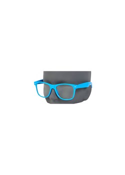 Błękitne okulary nerdy  zerówki Damskie i Męskie NR-51 ze sklepu Stylion w kategorii Okulary zerówki damskie - zdjęcie 107787489