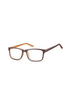 Okulary Zerówki klasyczne oprawki Sunoptic CP155B brazowo-kremowe ze sklepu Stylion w kategorii Okulary zerówki damskie - zdjęcie 107787786