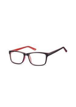 Okulary Zerówki klasyczne oprawki Sunoptic CP155C czarno-rozowe ze sklepu Stylion w kategorii Okulary zerówki damskie - zdjęcie 107787788