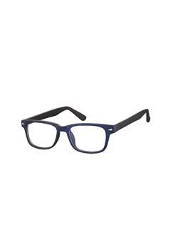 Okulary Zerówki klasyczne oprawki Sunoptic CP156E granatowo-czarne ze sklepu Stylion w kategorii Okulary zerówki męskie - zdjęcie 107787806