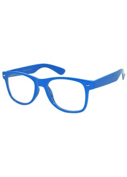 Niebieskie okulary zerówki Kujonki  nerdy ze sklepu Stylion w kategorii Okulary zerówki męskie - zdjęcie 107788015