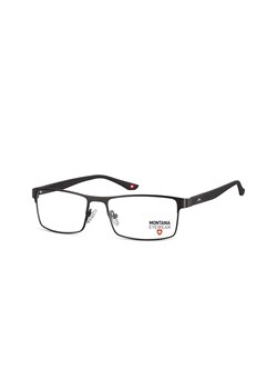 Okulary oprawki korekcyjne metalowe pełne MM611D czarne ze sklepu Stylion w kategorii Okulary korekcyjne męskie - zdjęcie 107788037