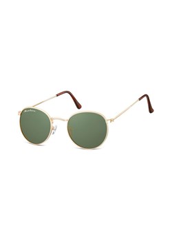 Okulary przeciwsłoneczne okrągłe złoto-zielone Montana S92E ze sklepu Stylion w kategorii Okulary przeciwsłoneczne damskie - zdjęcie 107788546