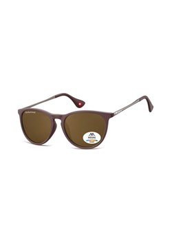 Damskie brazowe okulary polaryzacyjne MP24E ze sklepu Stylion w kategorii Okulary przeciwsłoneczne damskie - zdjęcie 107789157