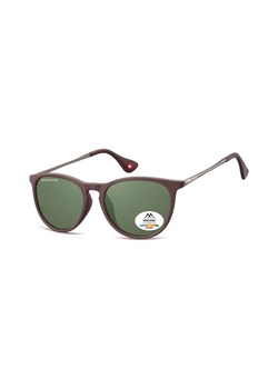 Damskie brazowe okulary polaryzacyjne MP24F ze sklepu Stylion w kategorii Okulary przeciwsłoneczne damskie - zdjęcie 107789159