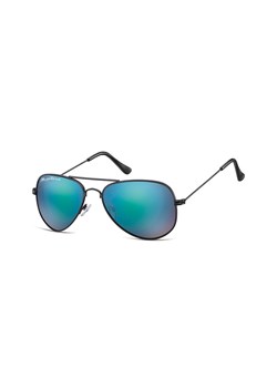 Niebiesko zielone Pilotki okulary lustrzane aviator MS94A ze sklepu Stylion w kategorii Okulary przeciwsłoneczne damskie - zdjęcie 107789165