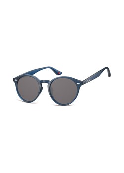 Okulary okrągłe granatowe lenonki S20D ze sklepu Stylion w kategorii Okulary przeciwsłoneczne męskie - zdjęcie 107789727