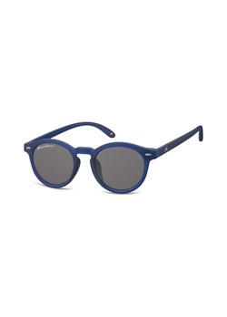 Okulary okrągłe granatowe lenonki S28D ze sklepu Stylion w kategorii Okulary przeciwsłoneczne męskie - zdjęcie 107789759