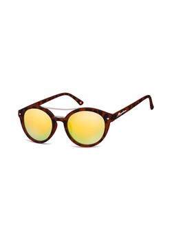 Okulary okrągłe panterka lenonki lustrzane MS21B ze sklepu Stylion w kategorii Okulary przeciwsłoneczne damskie - zdjęcie 107789815